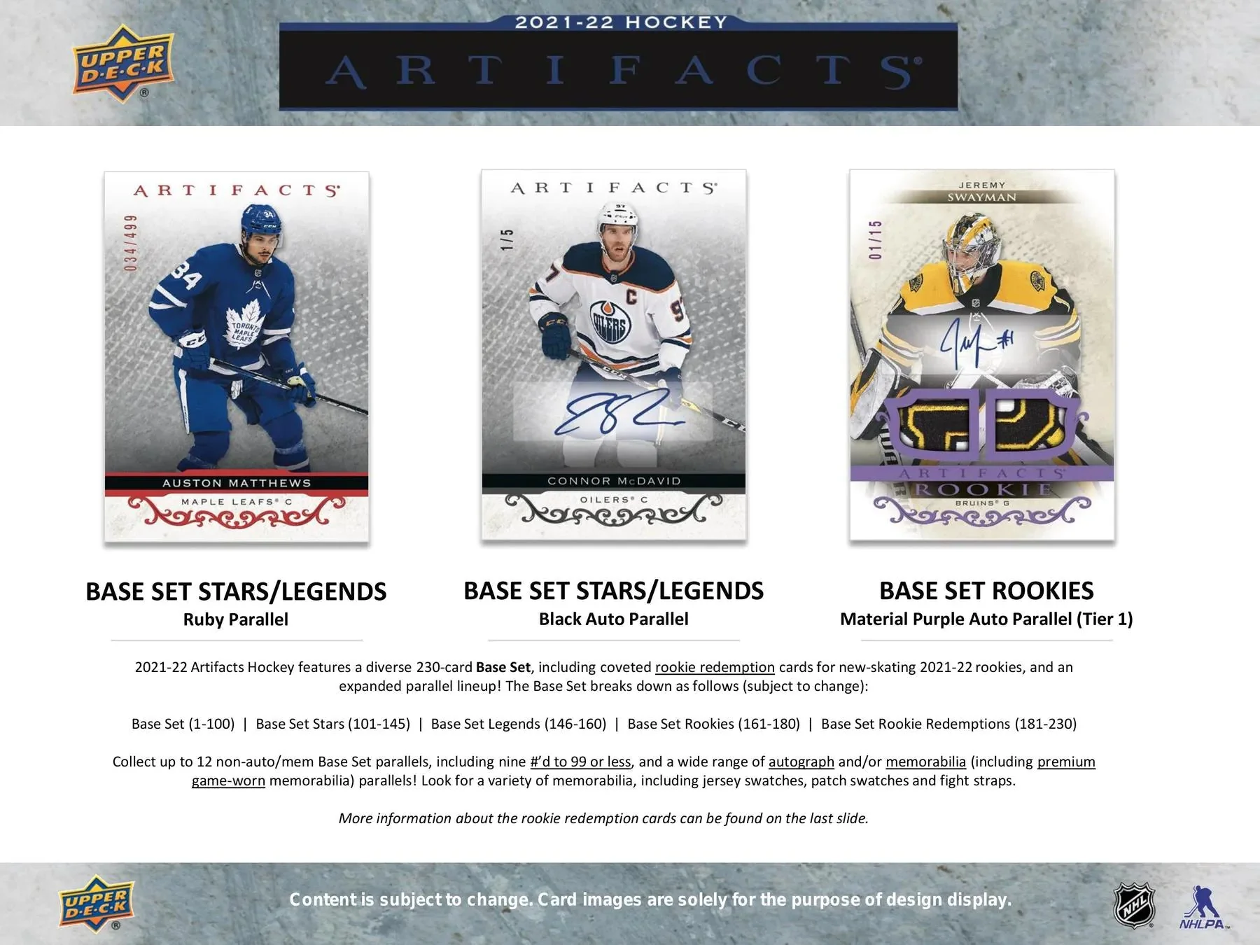 2021-22 Upper Deck Artifacts Hockey Hobby Box - Image 4