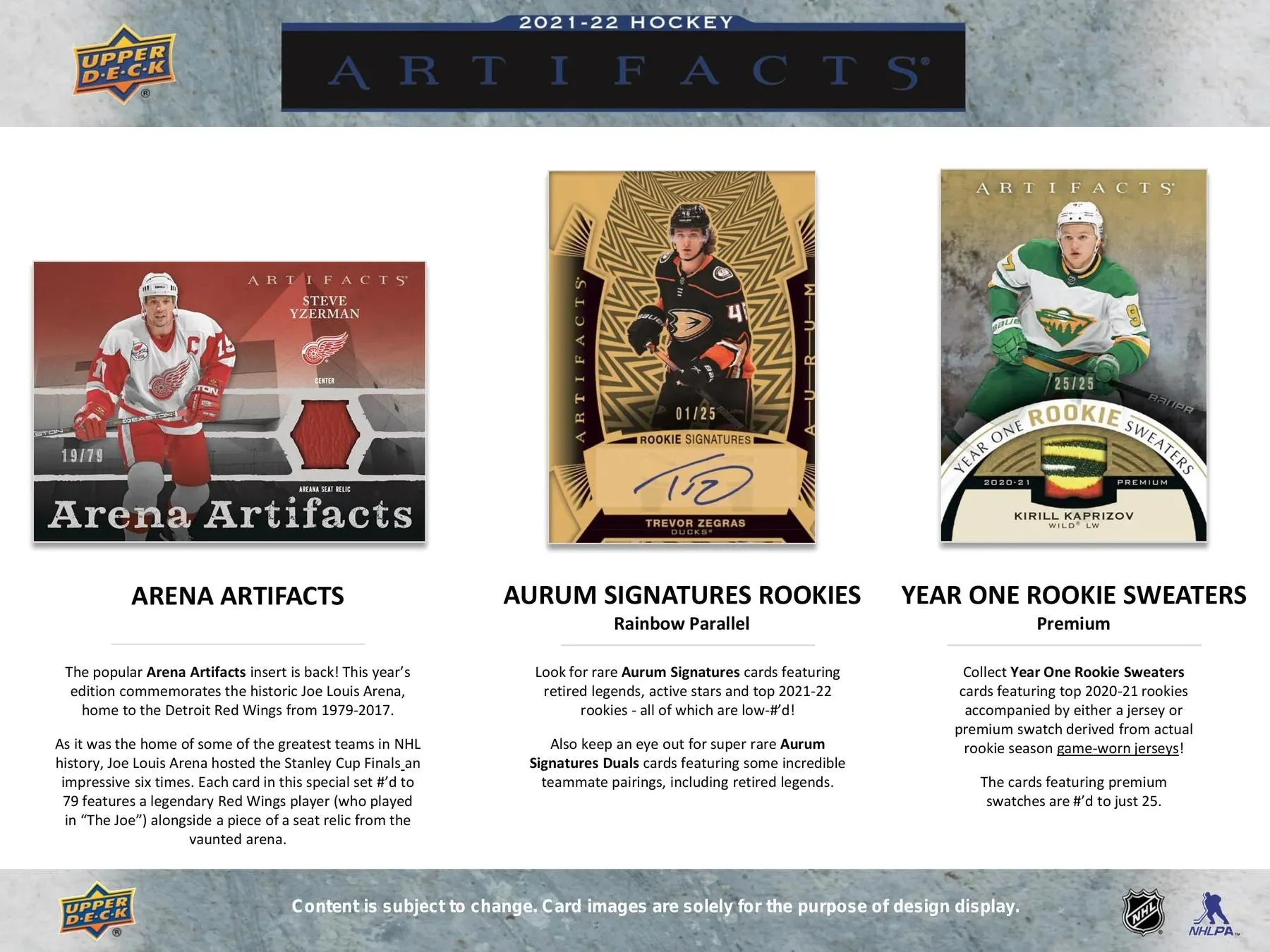 2021-22 Upper Deck Artifacts Hockey Hobby Box - Image 5