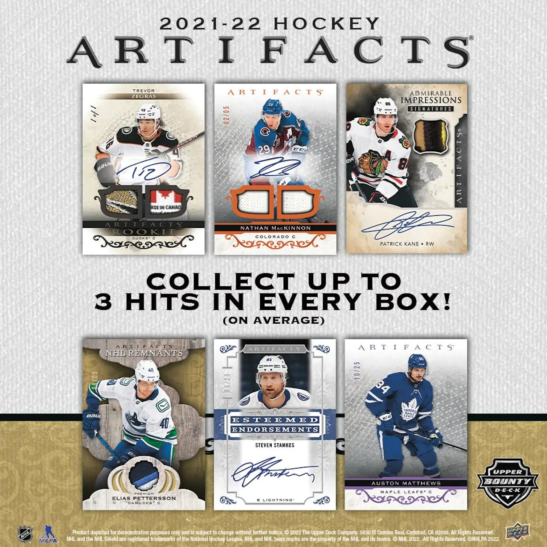 2021-22 Upper Deck Artifacts Hockey Hobby Box - Image 8