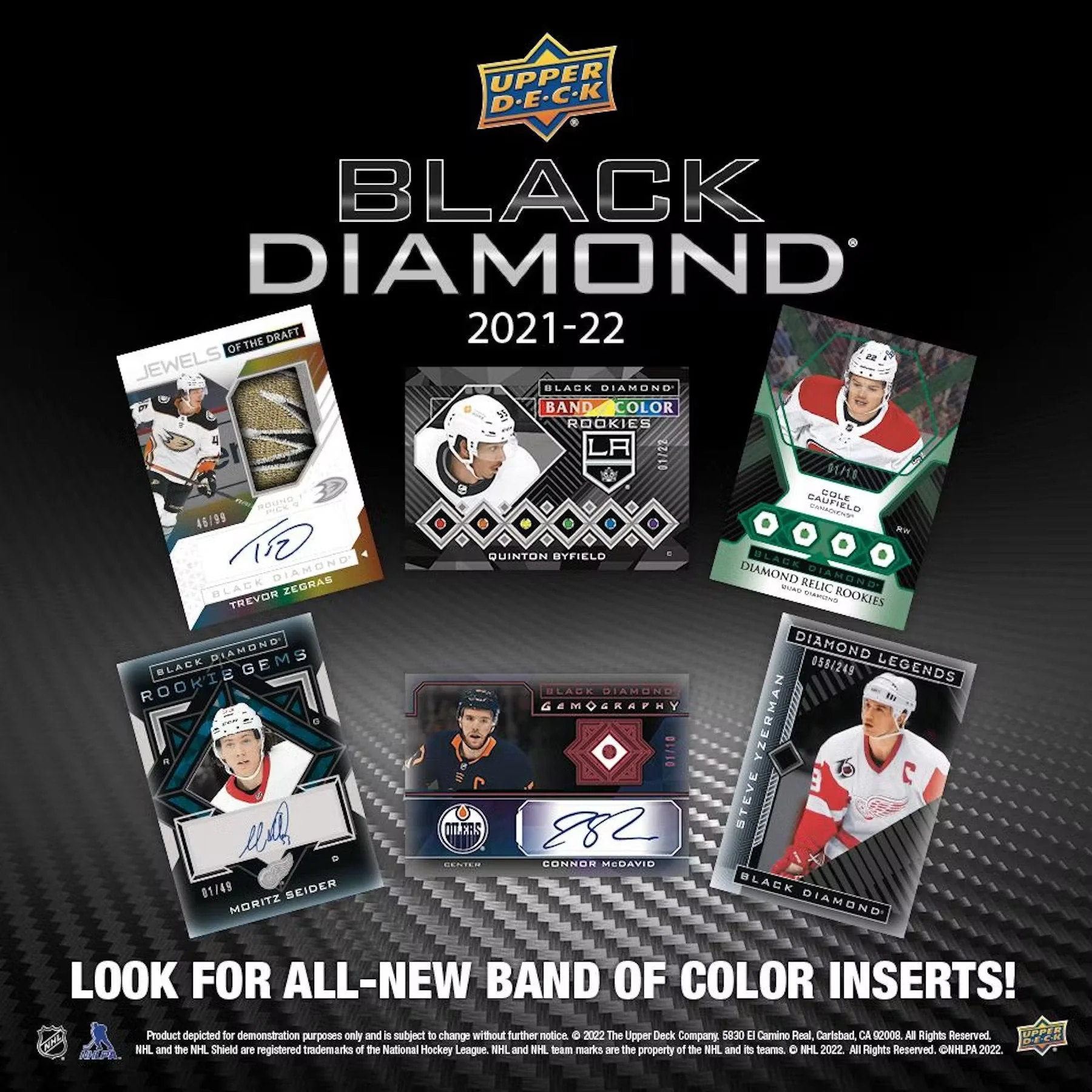 2021-22 Upper Deck Black Diamond Hockey Hobby Box - Image 3