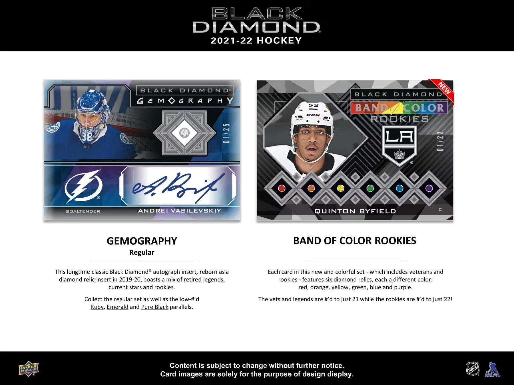 2021-22 Upper Deck Black Diamond Hockey Hobby Box - Image 7