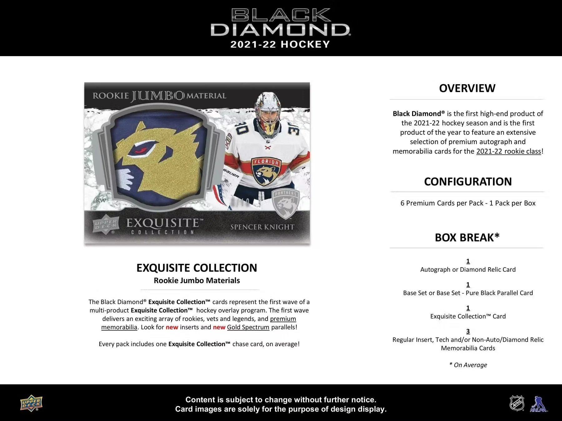2021-22 Upper Deck Black Diamond Hockey Hobby Box - Image 8