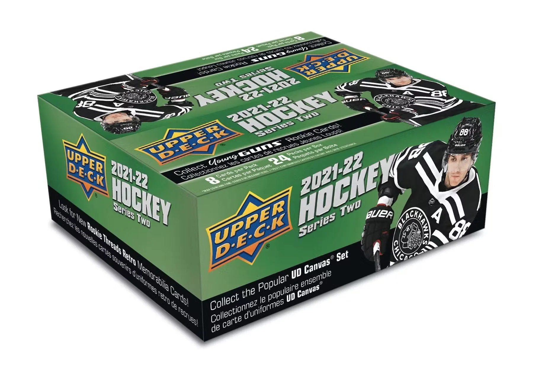 2021-22 Upper Deck Series 2 Hockey Retail 24-Pack Box - Image 3