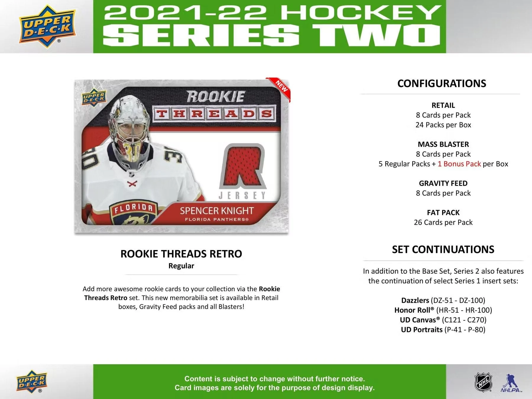 2021-22 Upper Deck Series 2 Hockey Retail 24-Pack Box - Image 7