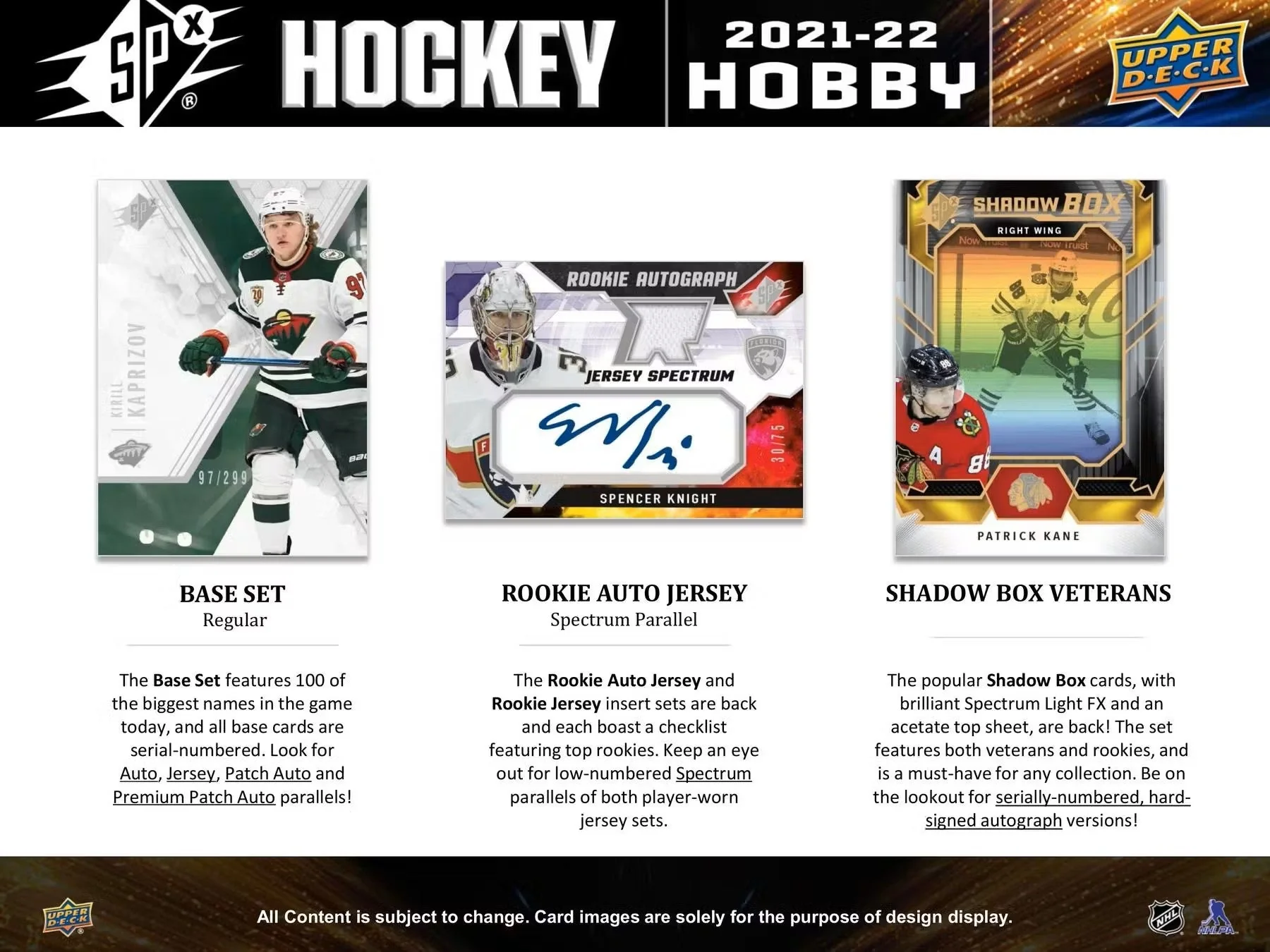 2021-22 Upper Deck SPx Hockey Hobby Box - Image 4