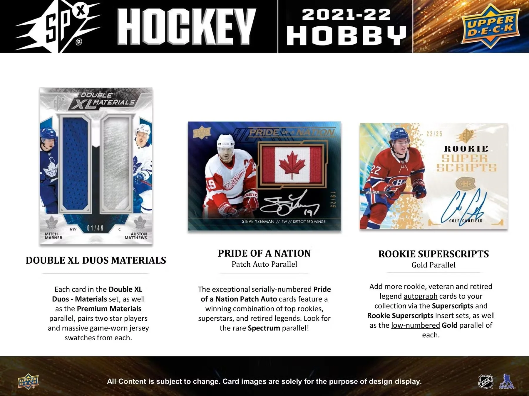 2021-22 Upper Deck SPx Hockey Hobby Box - Image 5