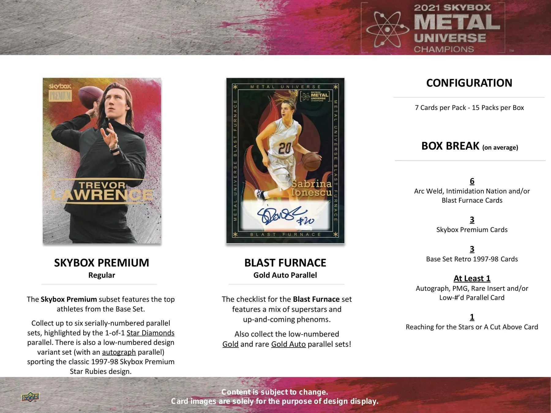 2021 Upper Deck Skybox Metal Universe Champions Hobby Box - Image 6