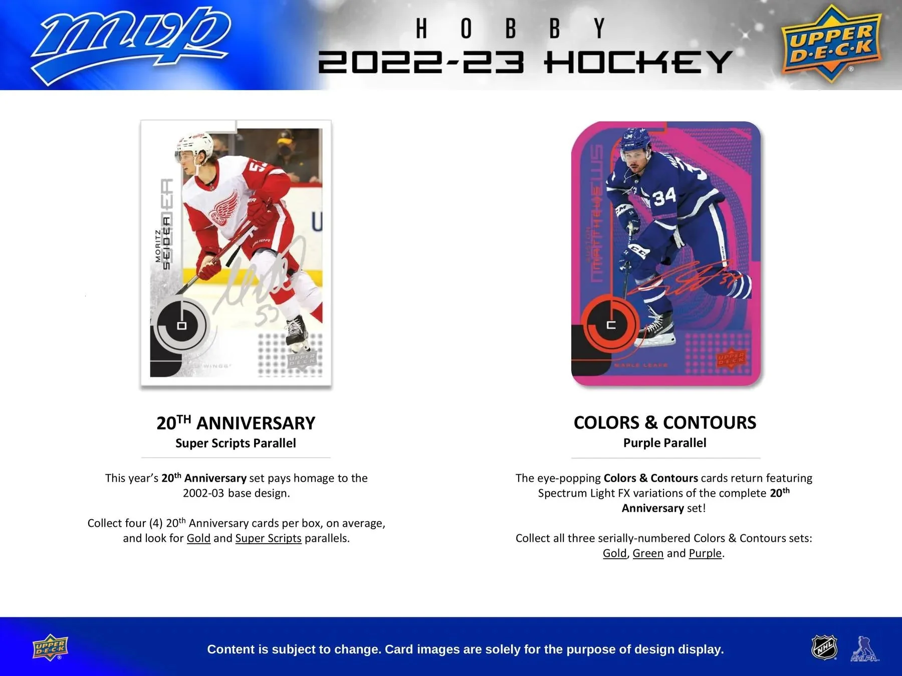 2022-23 Upper Deck MVP Hockey Hobby Box | Columbia Sports Cards - Image 7