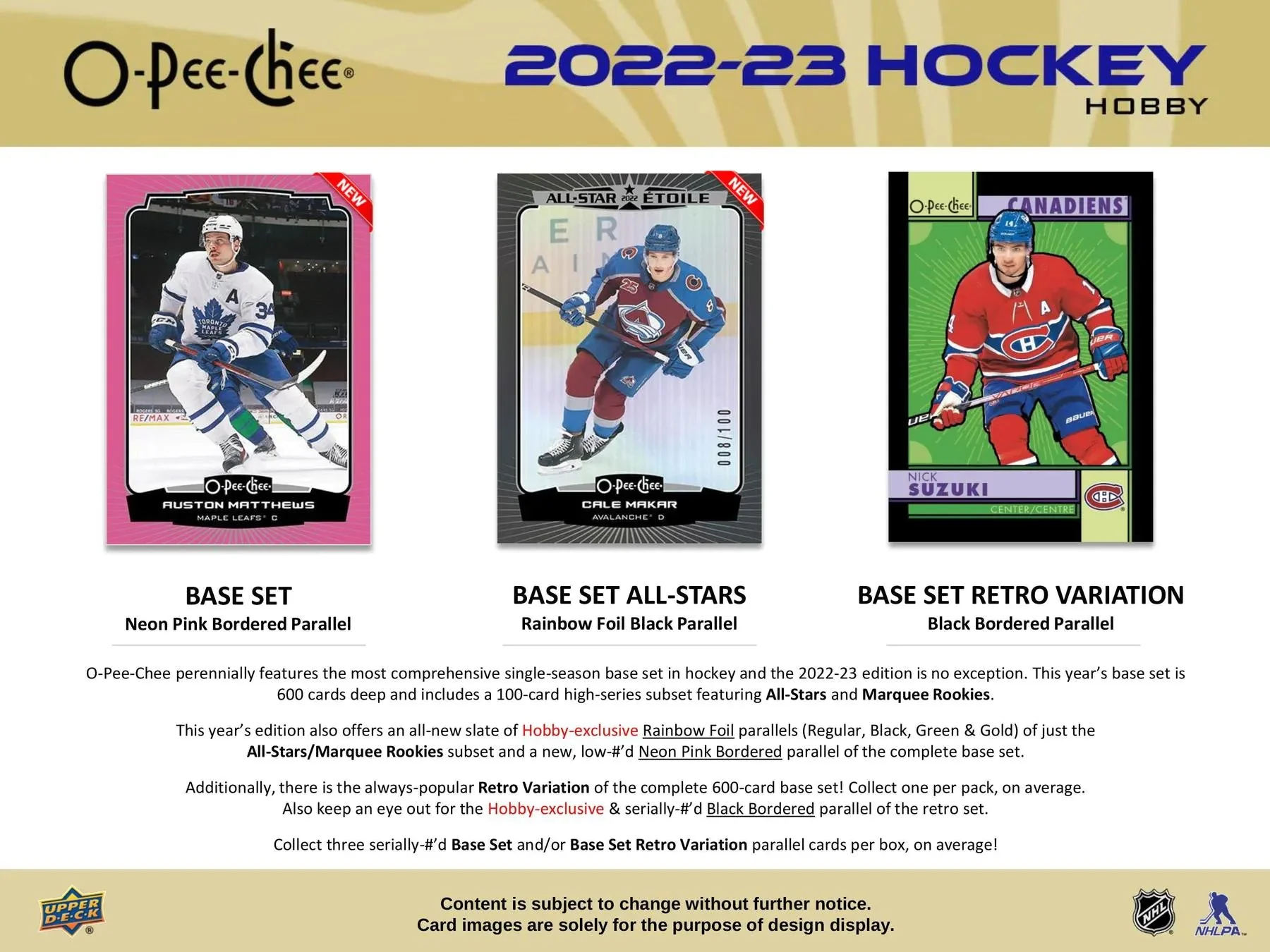 2022-23 Upper Deck O-Pee-Chee OPC Hockey Hobby Box - Image 4