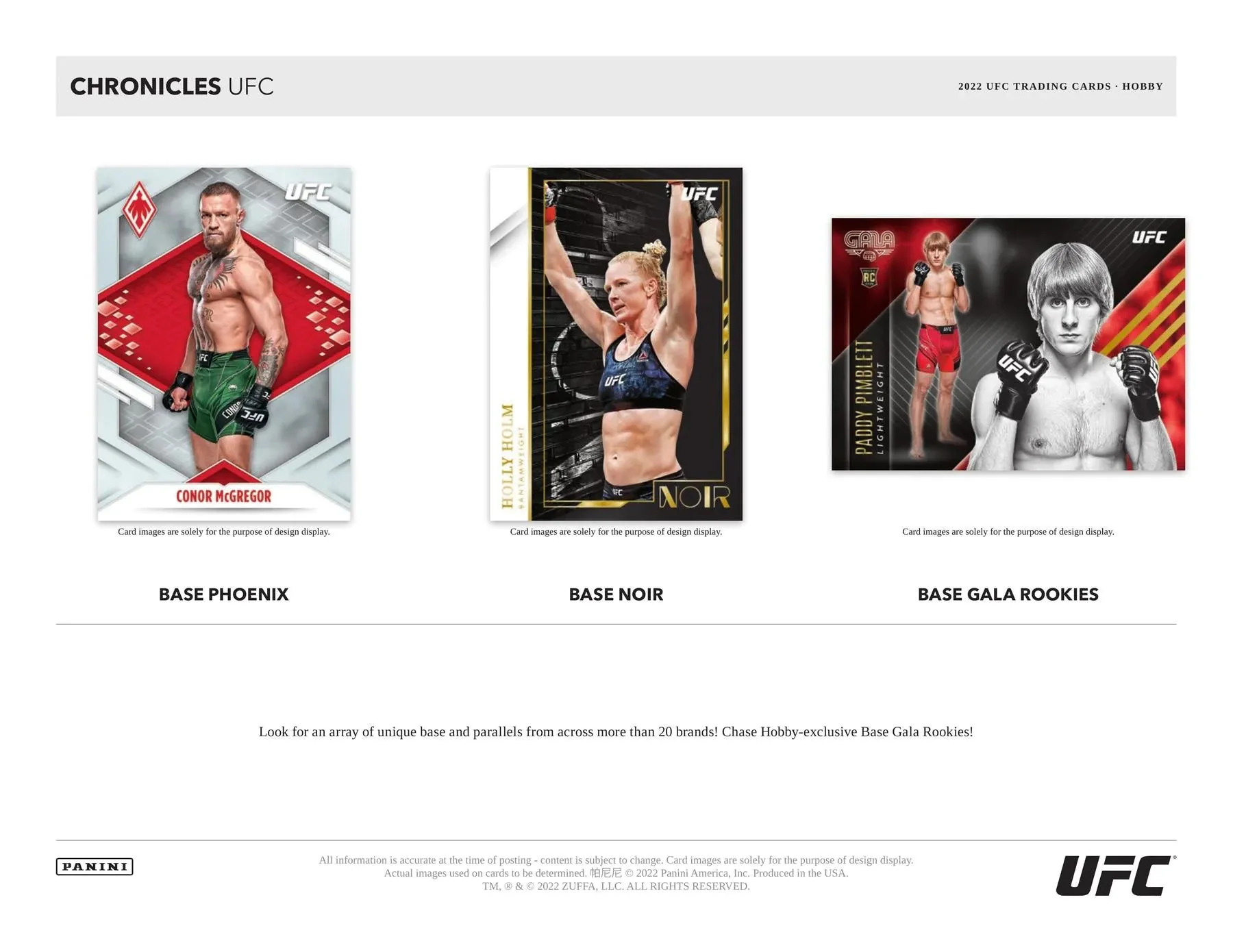 2022 Panini Chronicles UFC Hobby Box - Image 4