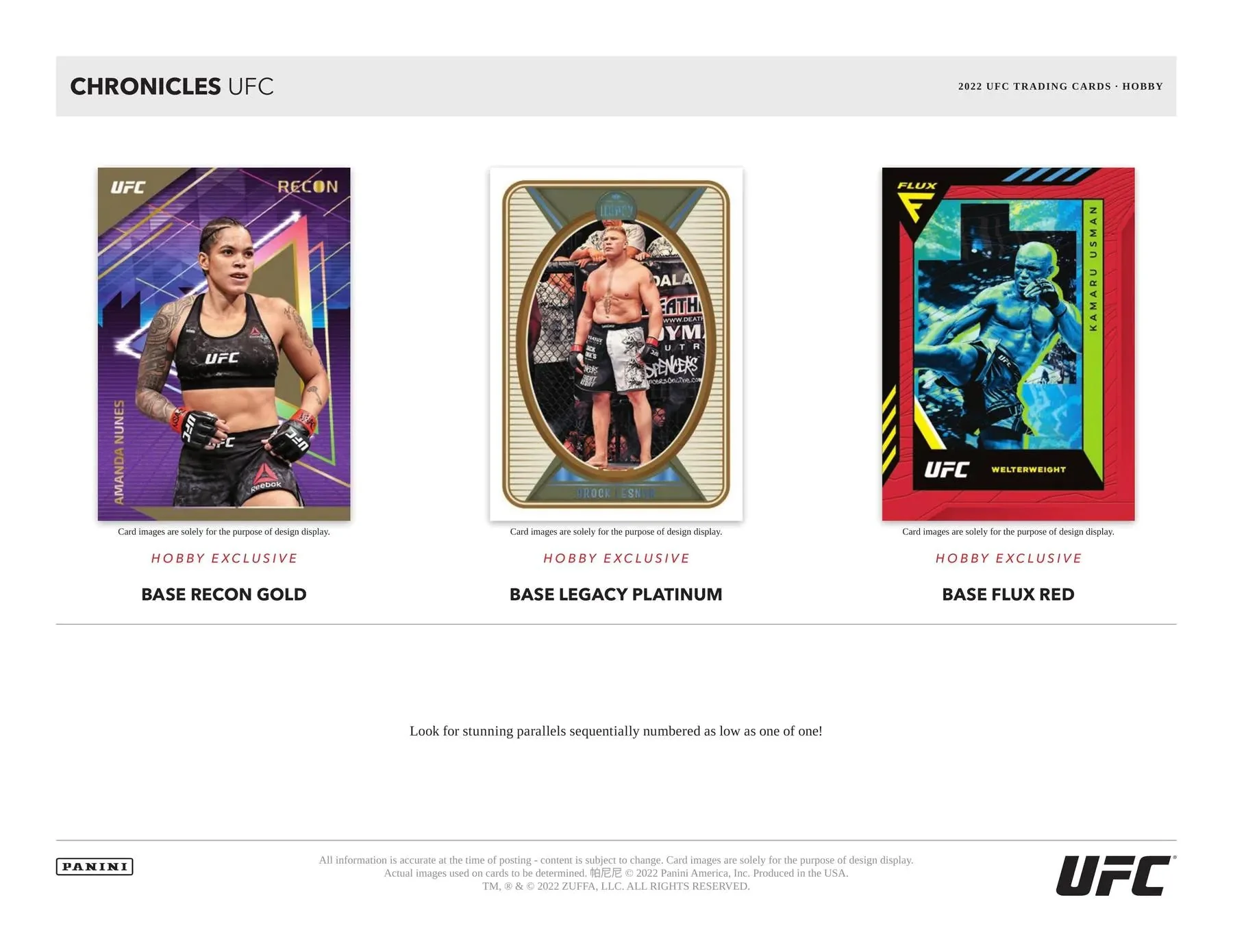 2022 Panini Chronicles UFC Hobby Box - Image 5