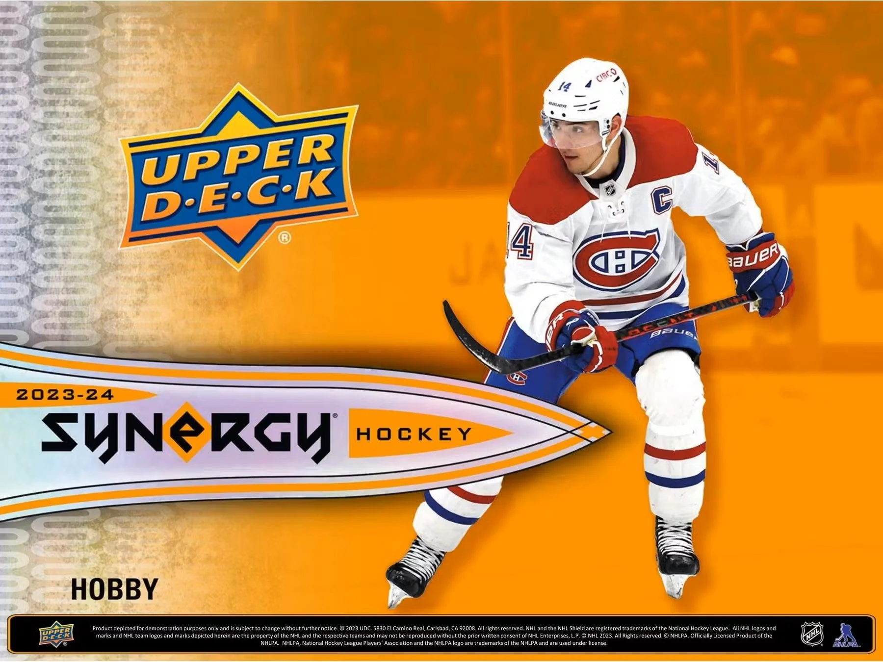 2023-24 Upper Deck Synergy Hockey Hobby Box | Columbia Sports Cards - Image 3