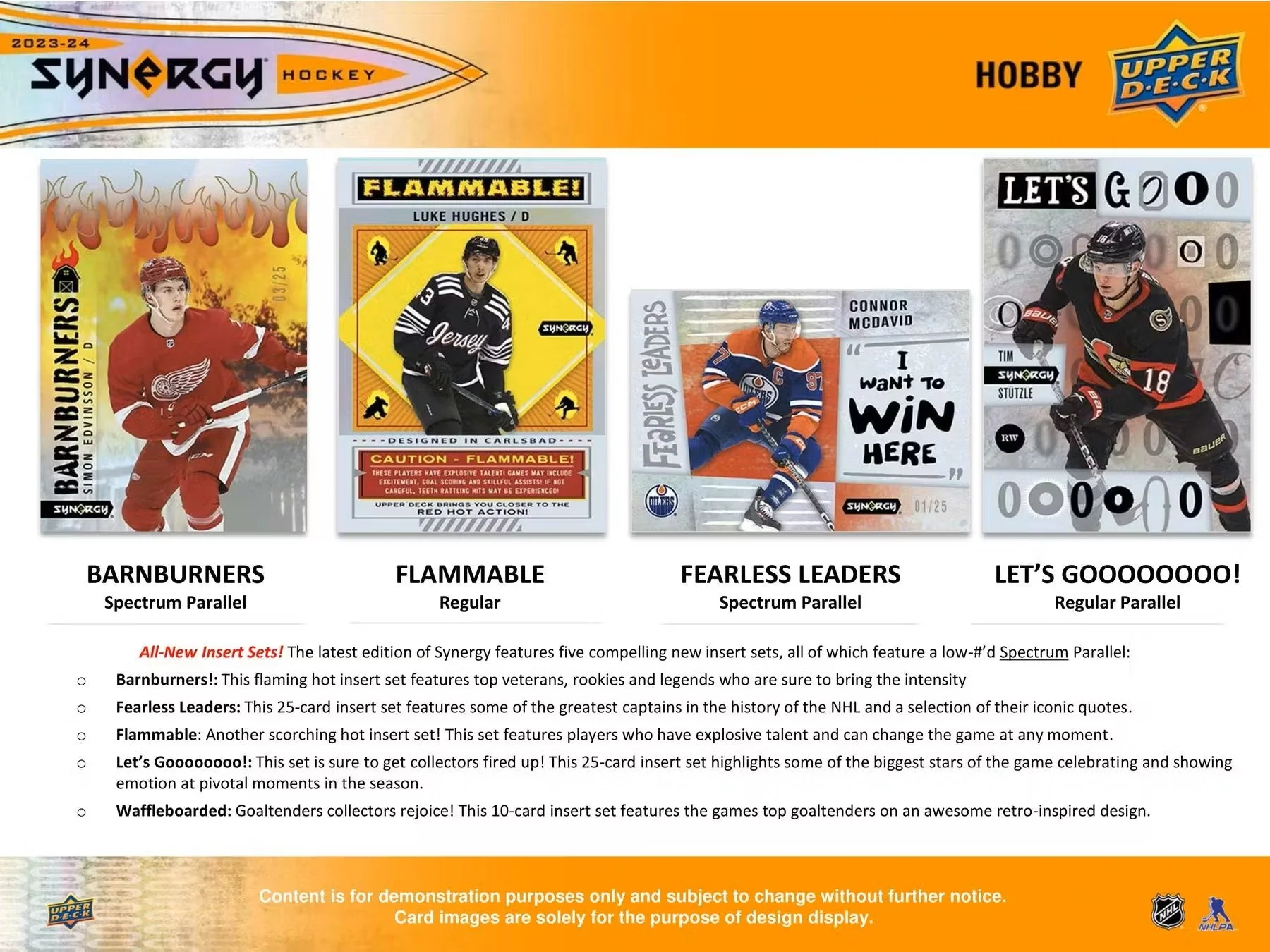 2023-24 Upper Deck Synergy Hockey Hobby Box | Columbia Sports Cards - Image 5
