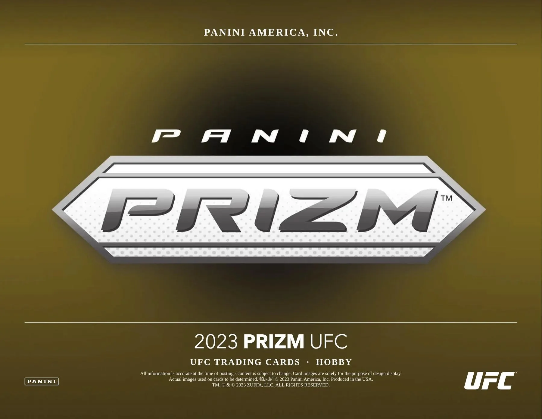 2023 Panini Prizm UFC Hobby Box - Image 4
