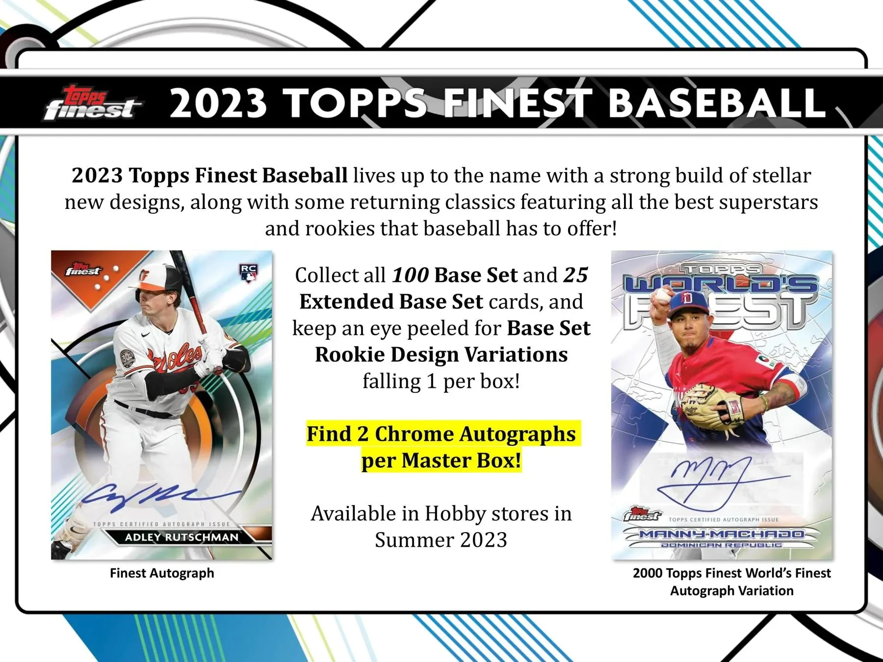2023 Topps Finest Baseball Hobby Box - Image 4