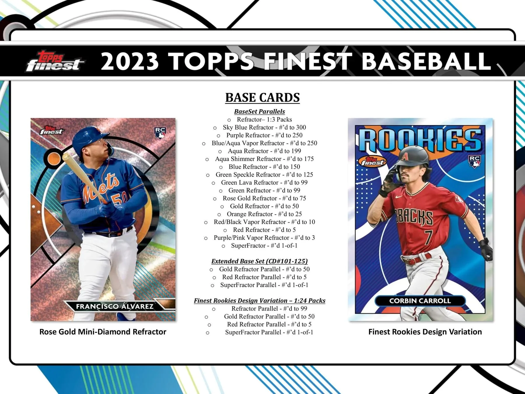 2023 Topps Finest Baseball Hobby Box - Image 5