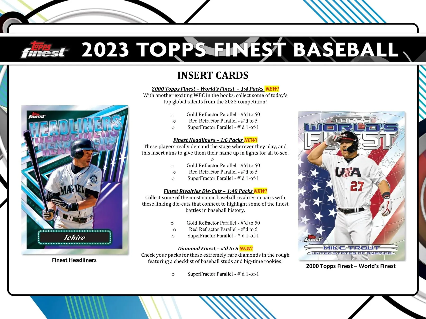 2023 Topps Finest Baseball Hobby Box - Image 6