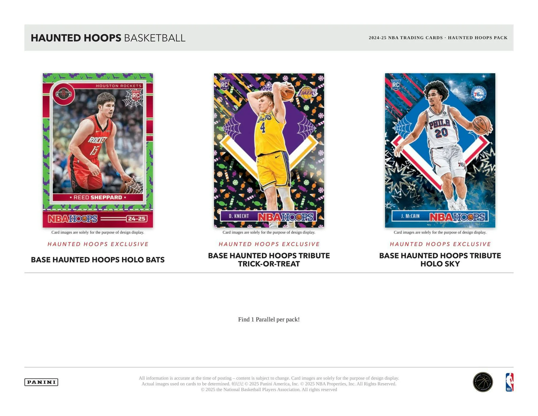 2024/25 Panini Haunted Hoops Halloween Basketball | Columbia Sports Cards - Image 4