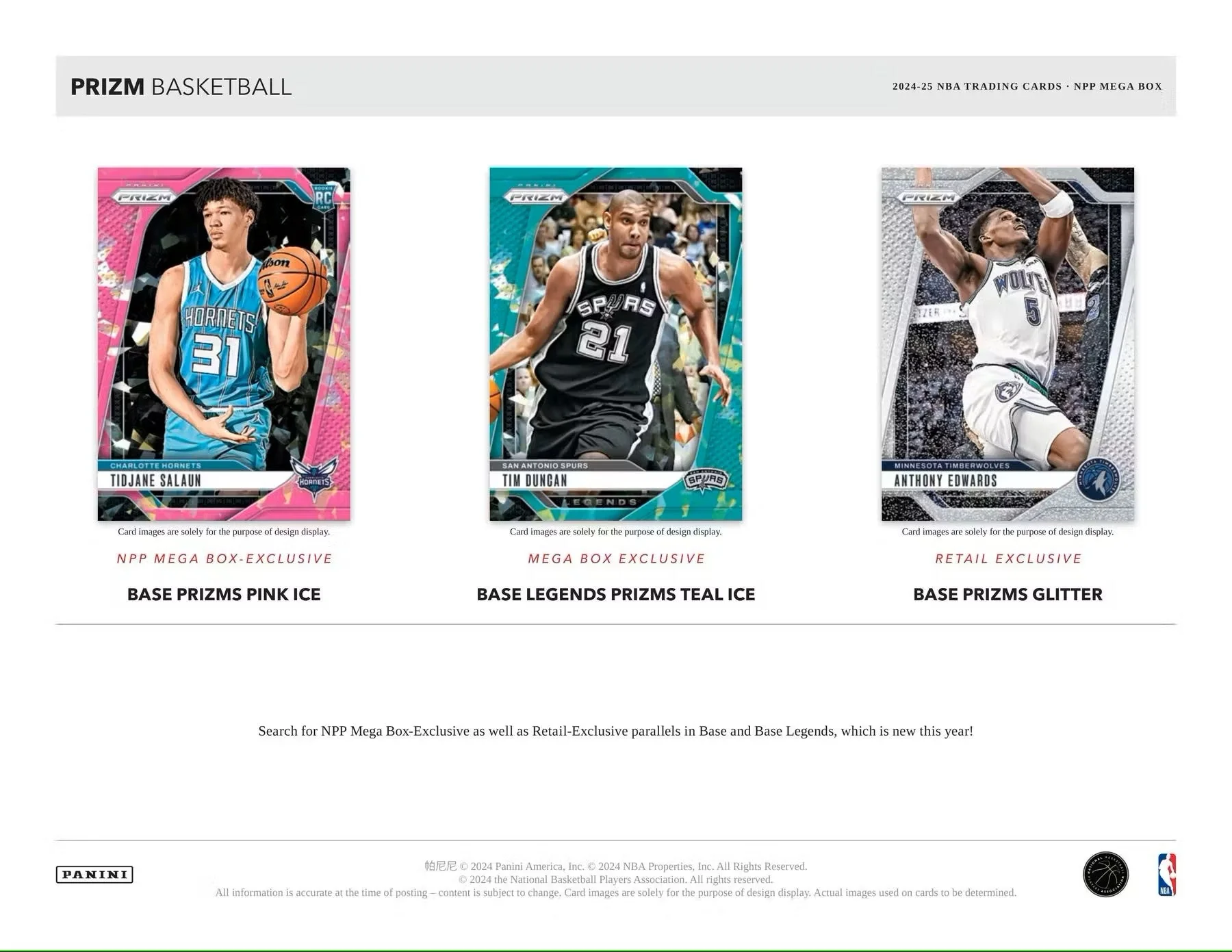 2024/25 Panini Prizm Basketball Mega Box (Pink Ice Prizms!) - Image 5