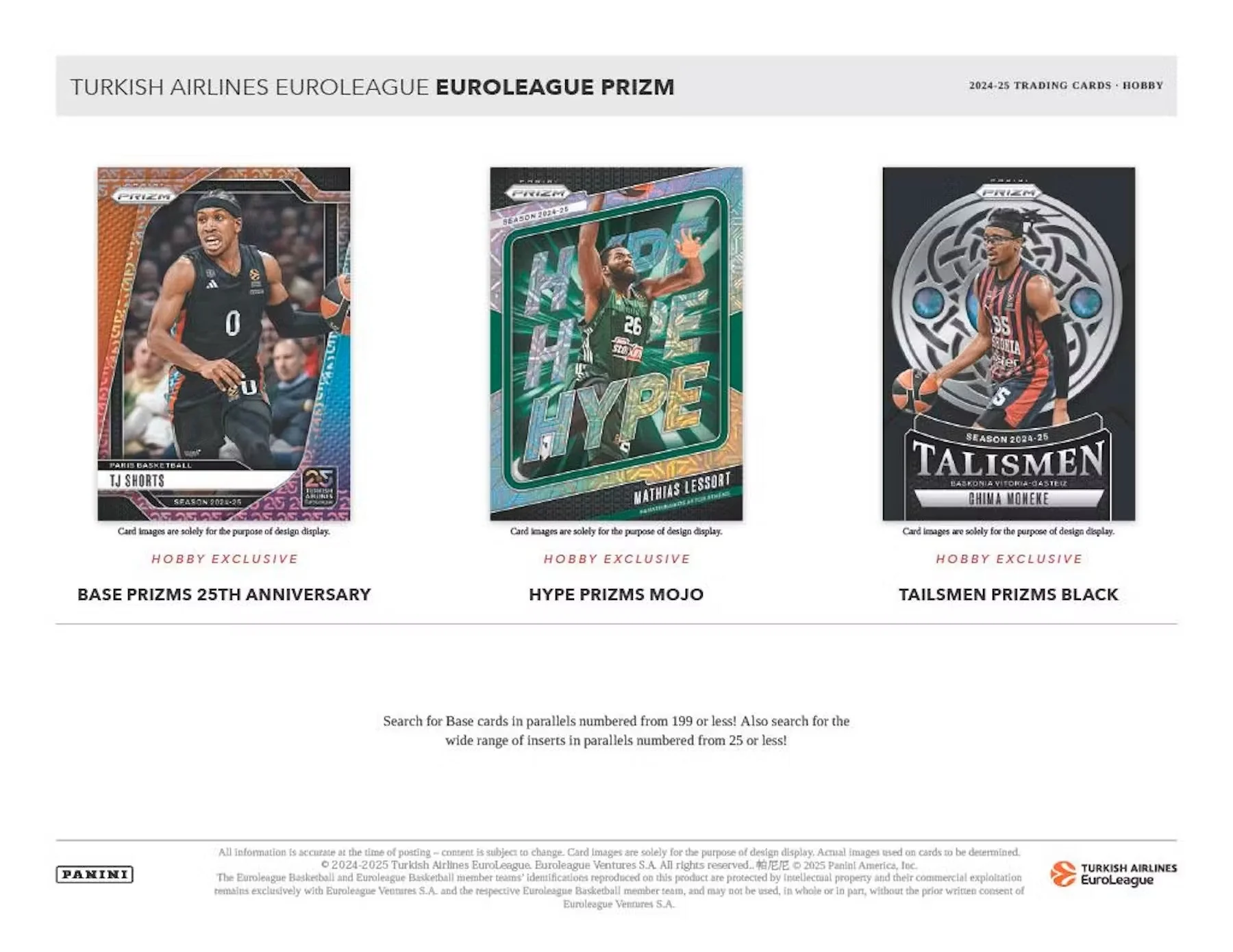2024-25 Panini Prizm Turkish Airlines EuroLeague Basketball Hobby Box - Image 5