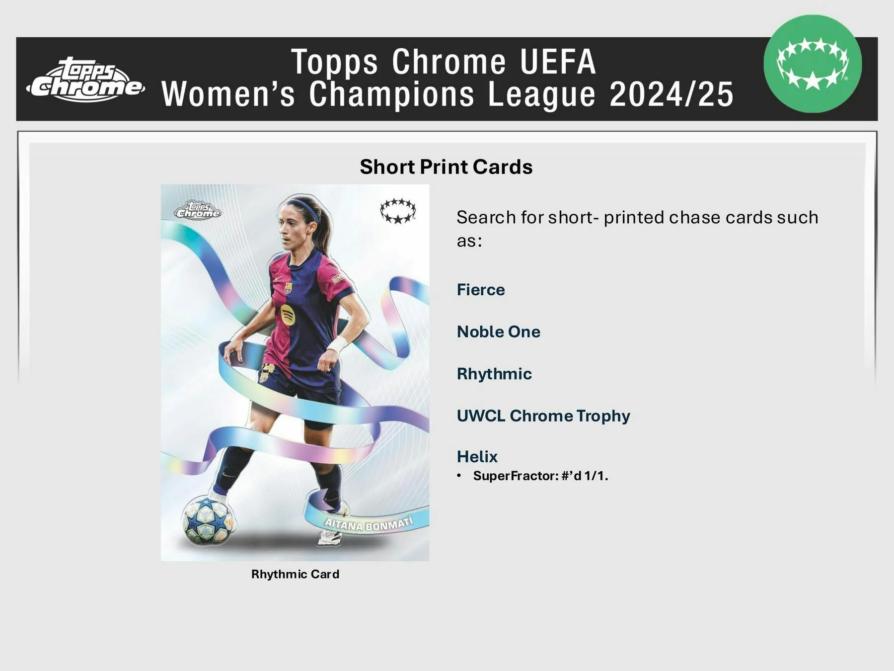 2024/25 Topps Chrome UEFA Women’s Champions League Soccer Hobby Box | Columbia Sports Cards - Image 5