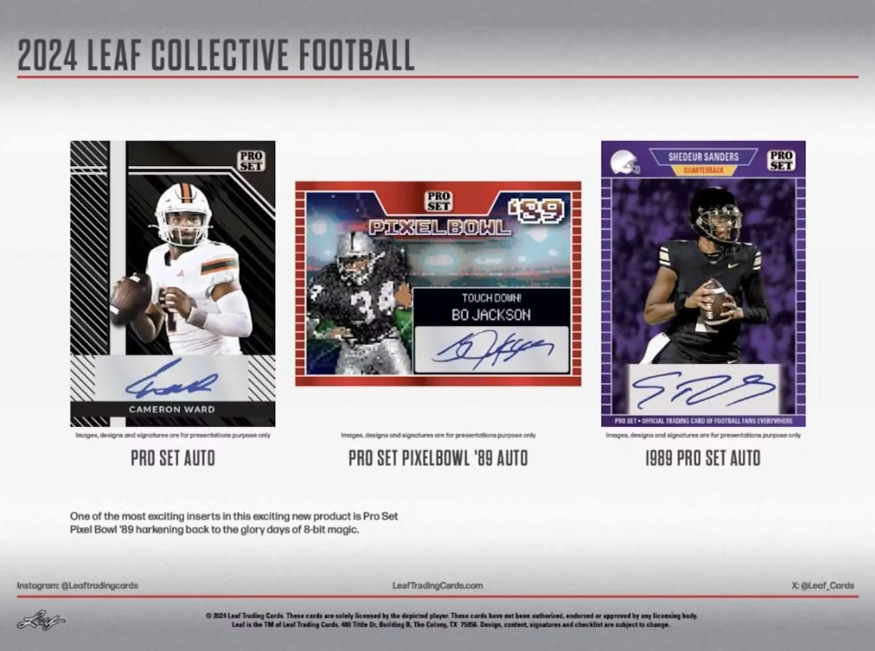 2024 Leaf Collective Football Hobby Jumbo Box - Image 6