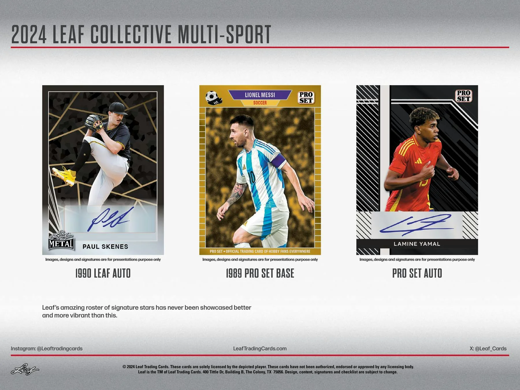 2024 Leaf Collective Multisport Hobby Box - Image 3