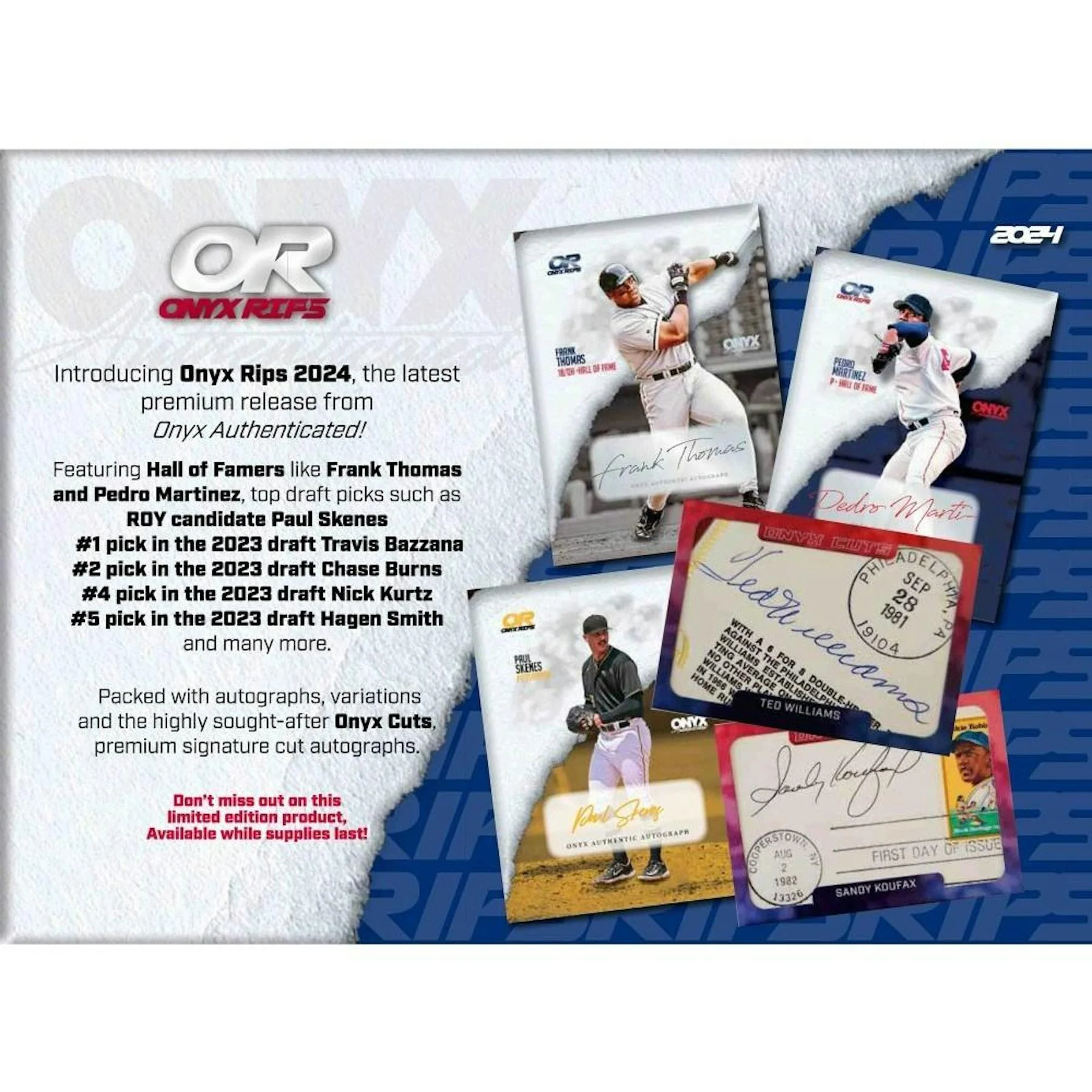 2024 Onyx Rips Baseball Hobby - Image 4