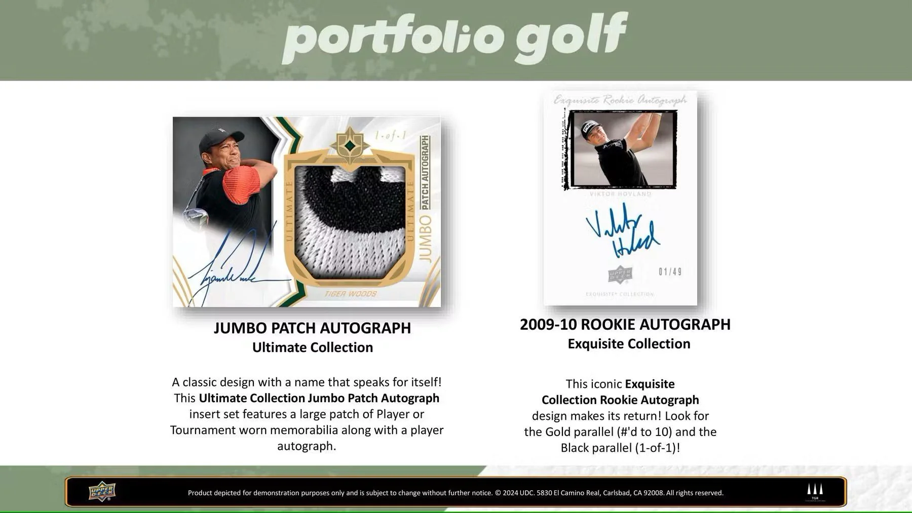 2024 Upper Deck Portfolio Golf Hobby Box - Image 5