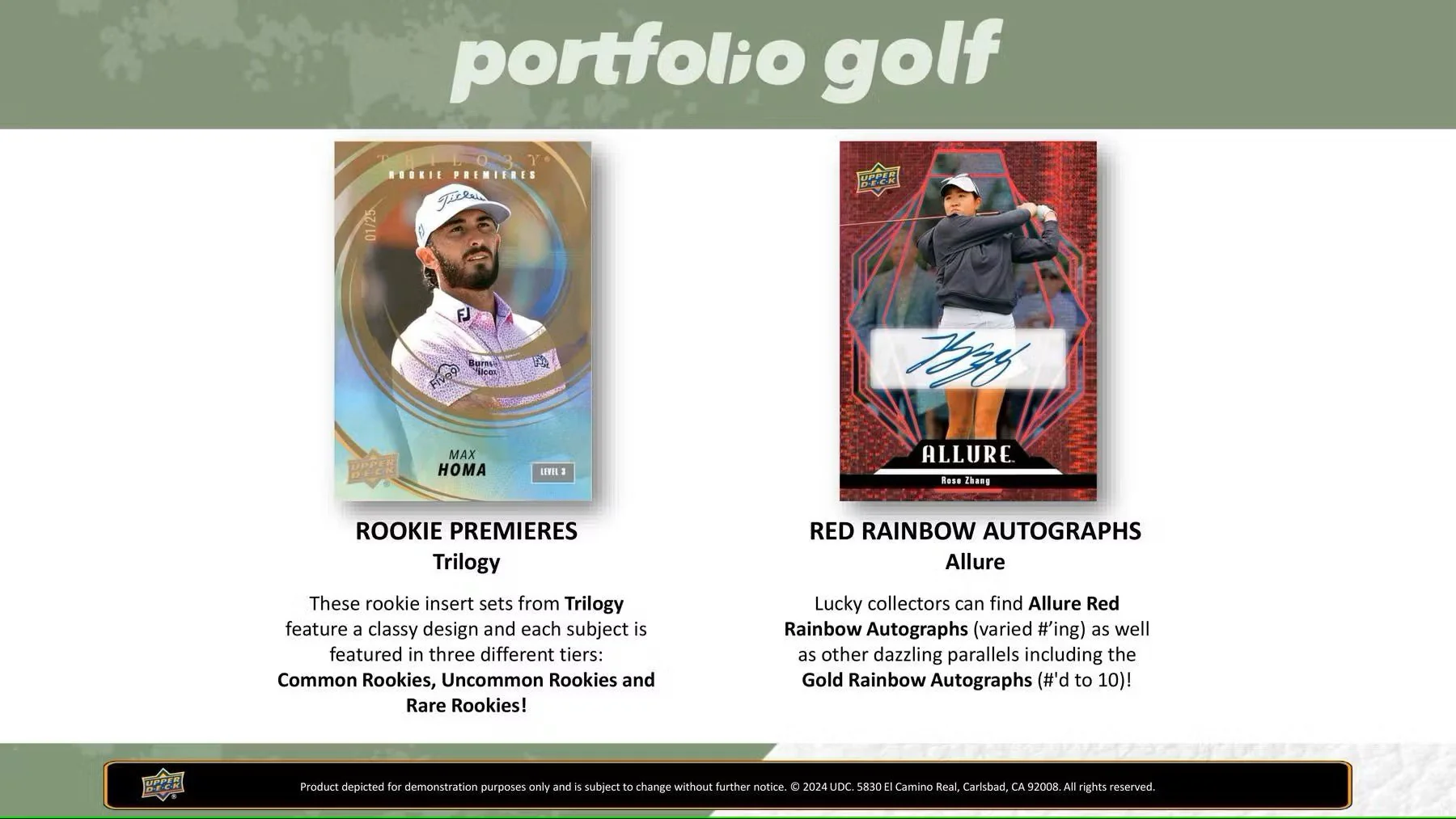 2024 Upper Deck Portfolio Golf Hobby Box - Image 7