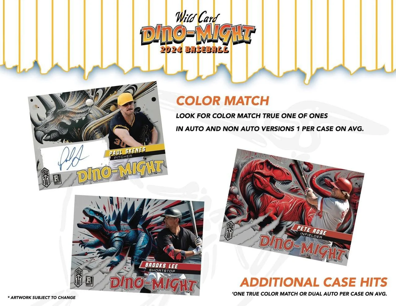 2024 Wild Card Dino-Might Baseball Hobby Box - Image 5