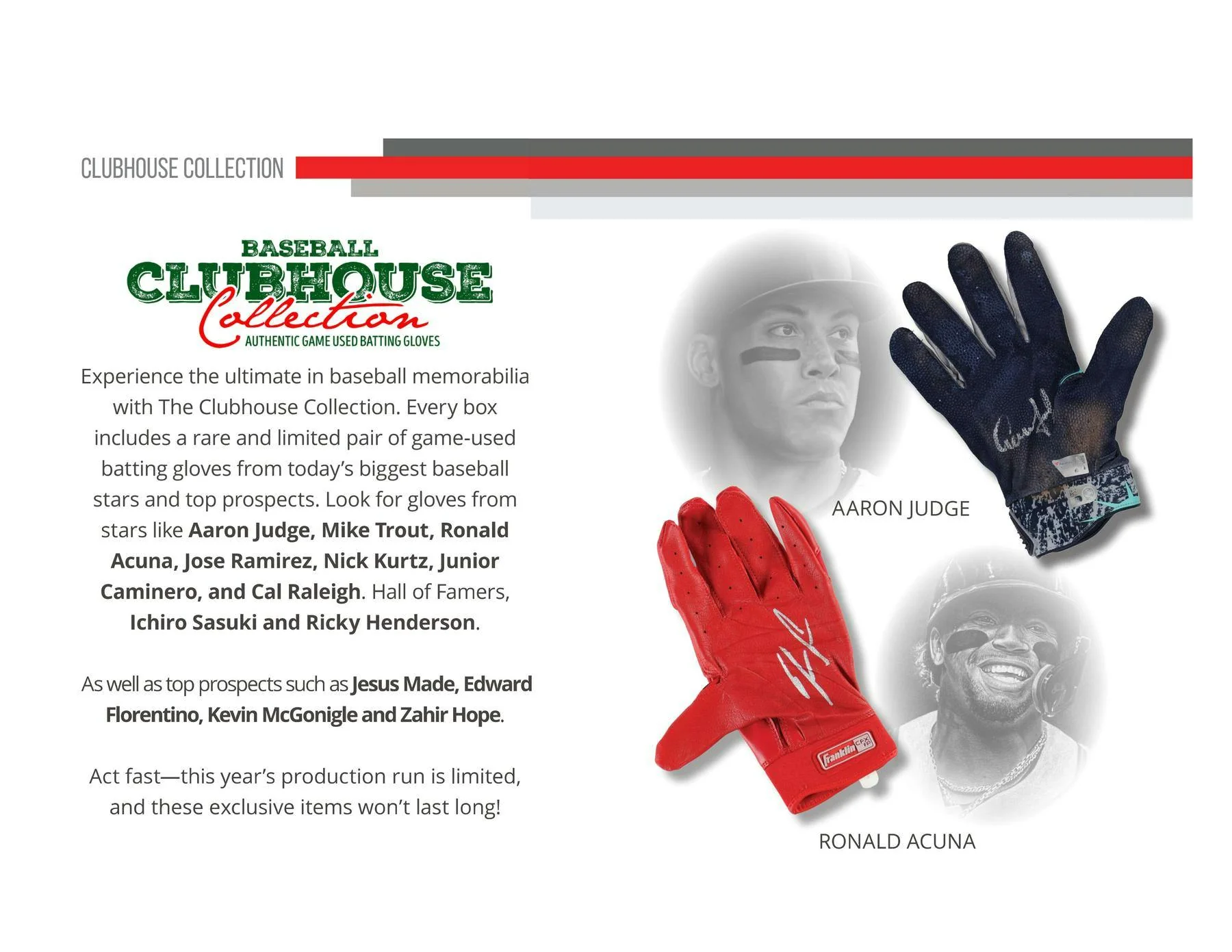 2025 Onyx Clubhouse Collection Baseball Game Used Batting Glove Hobby Box | Columbia Sports Cards - Image 4