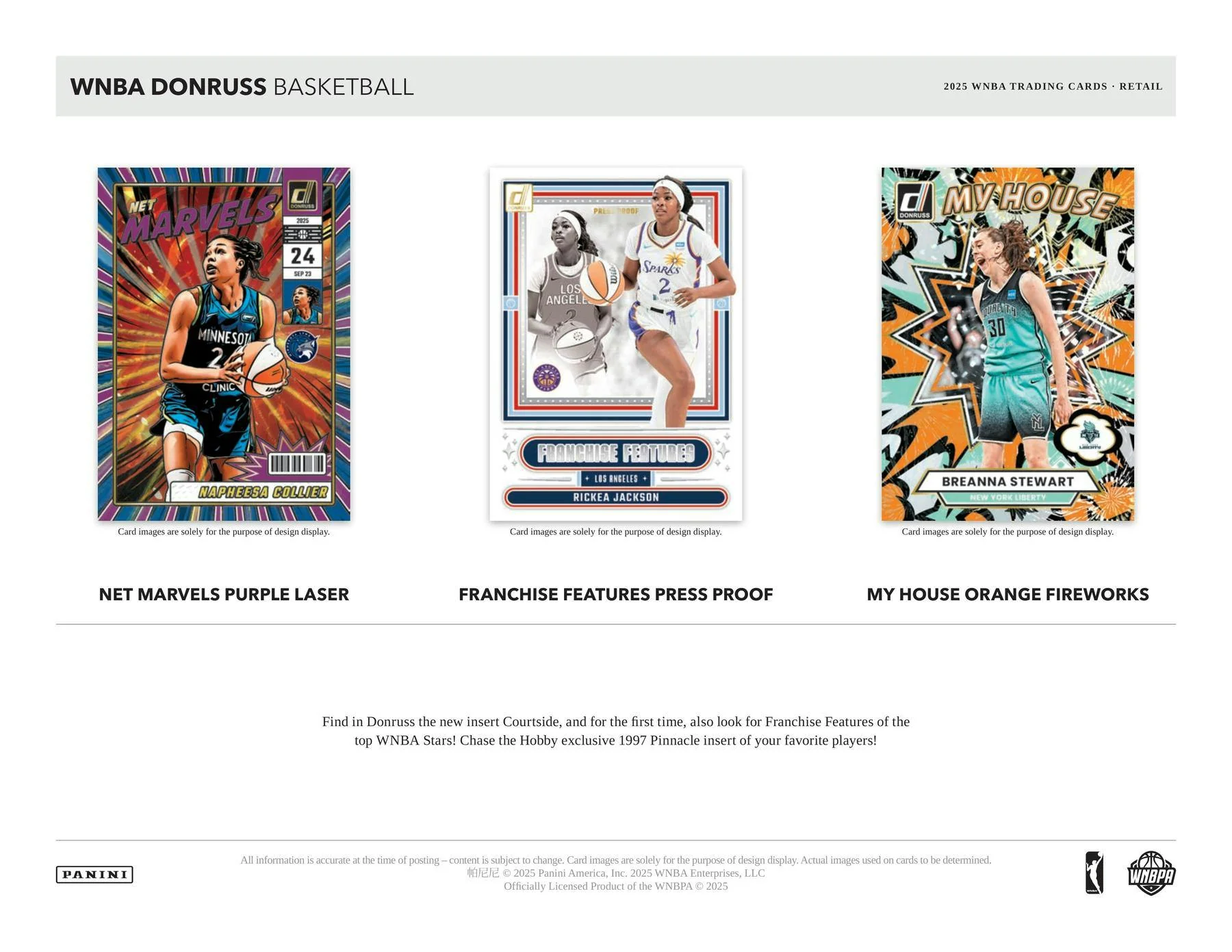 2025 Panini Donruss WNBA Basketball 6-Pack Blaster Box | Columbia Sports Cards - Image 3