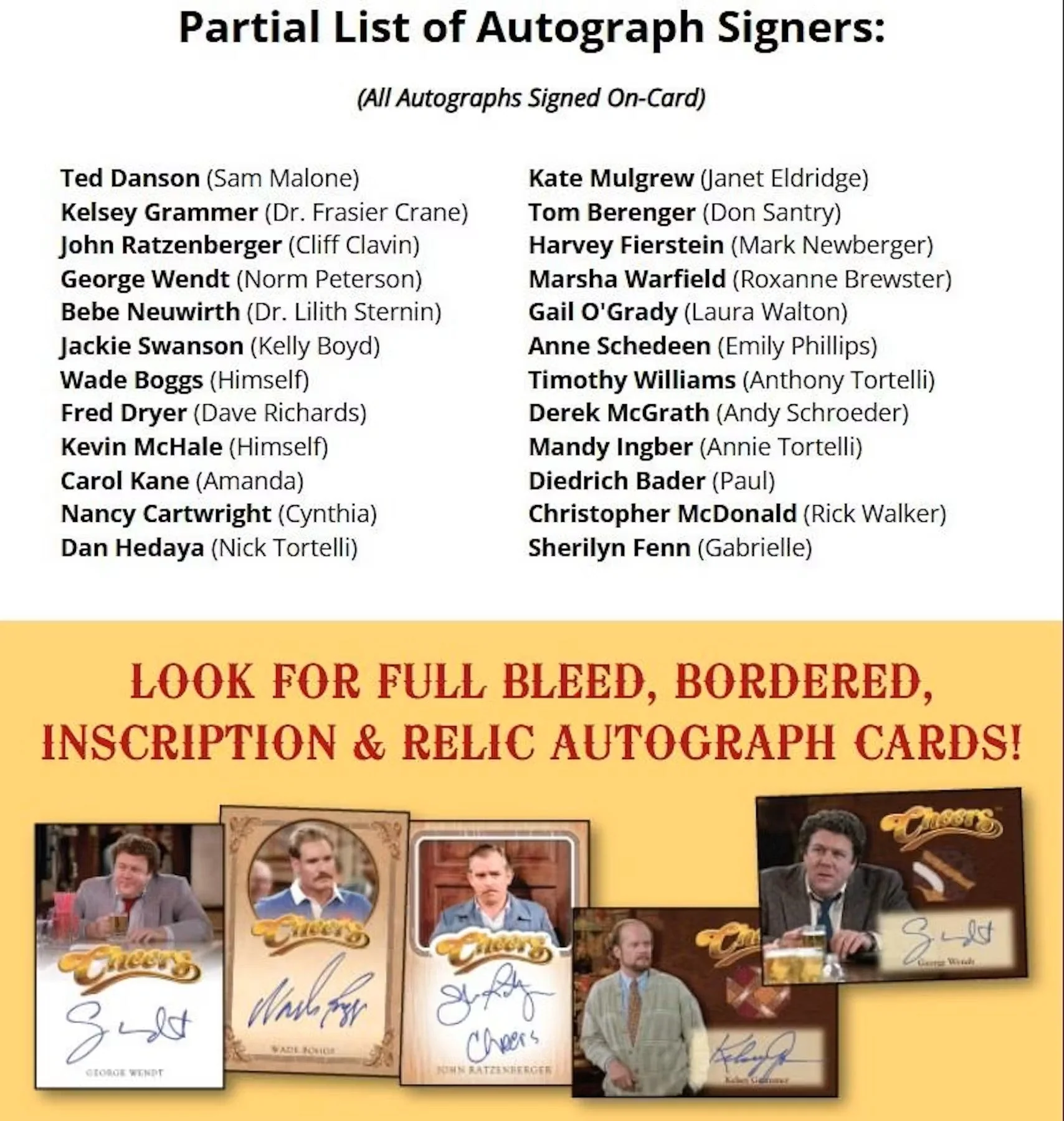 2025 Rittenhouse Cheers Premiere Edition Trading Cards Hobby Box - Image 3