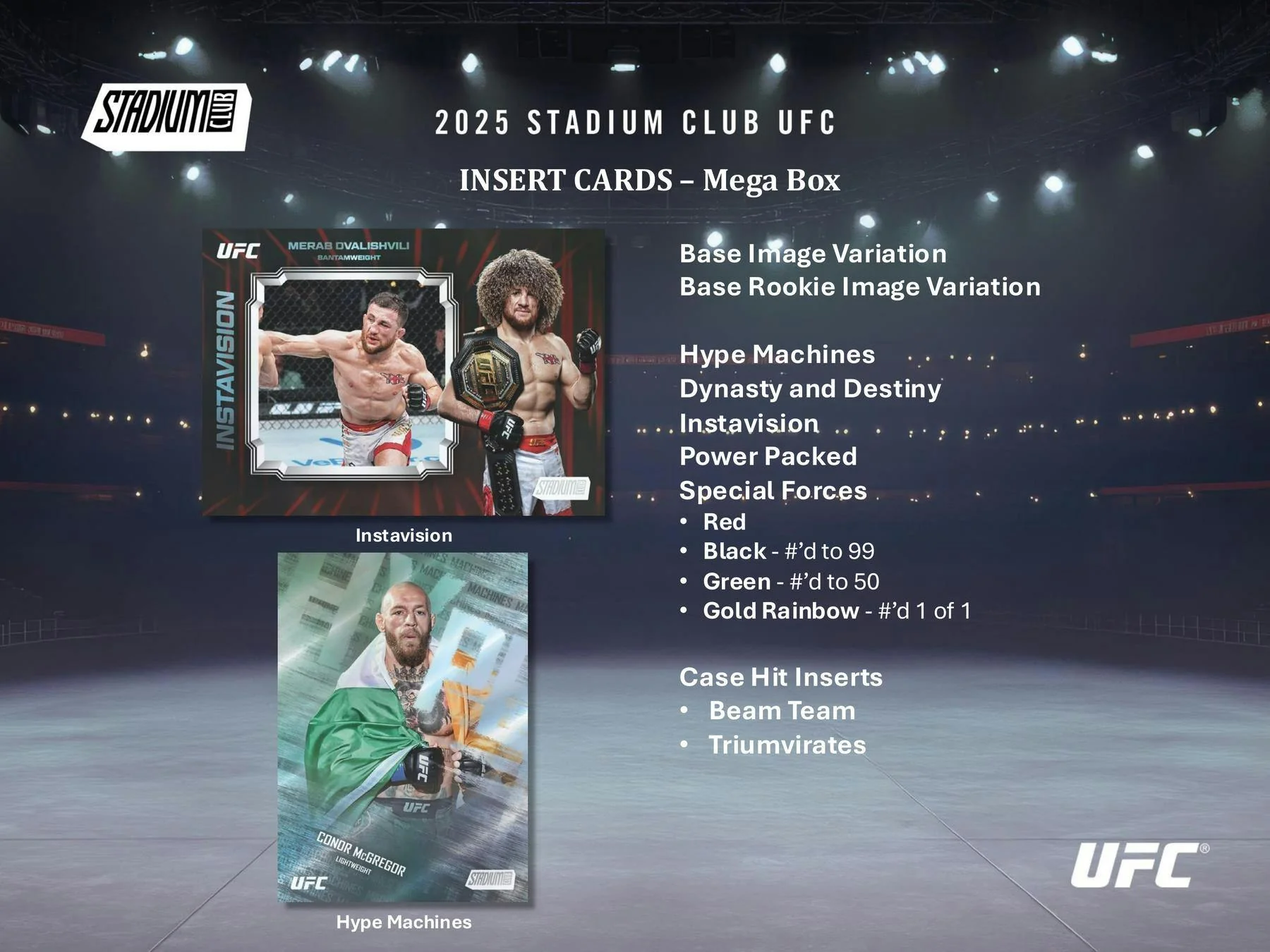 2025 Topps Stadium Club UFC Mega Box | Columbia Sports Cards - Image 4